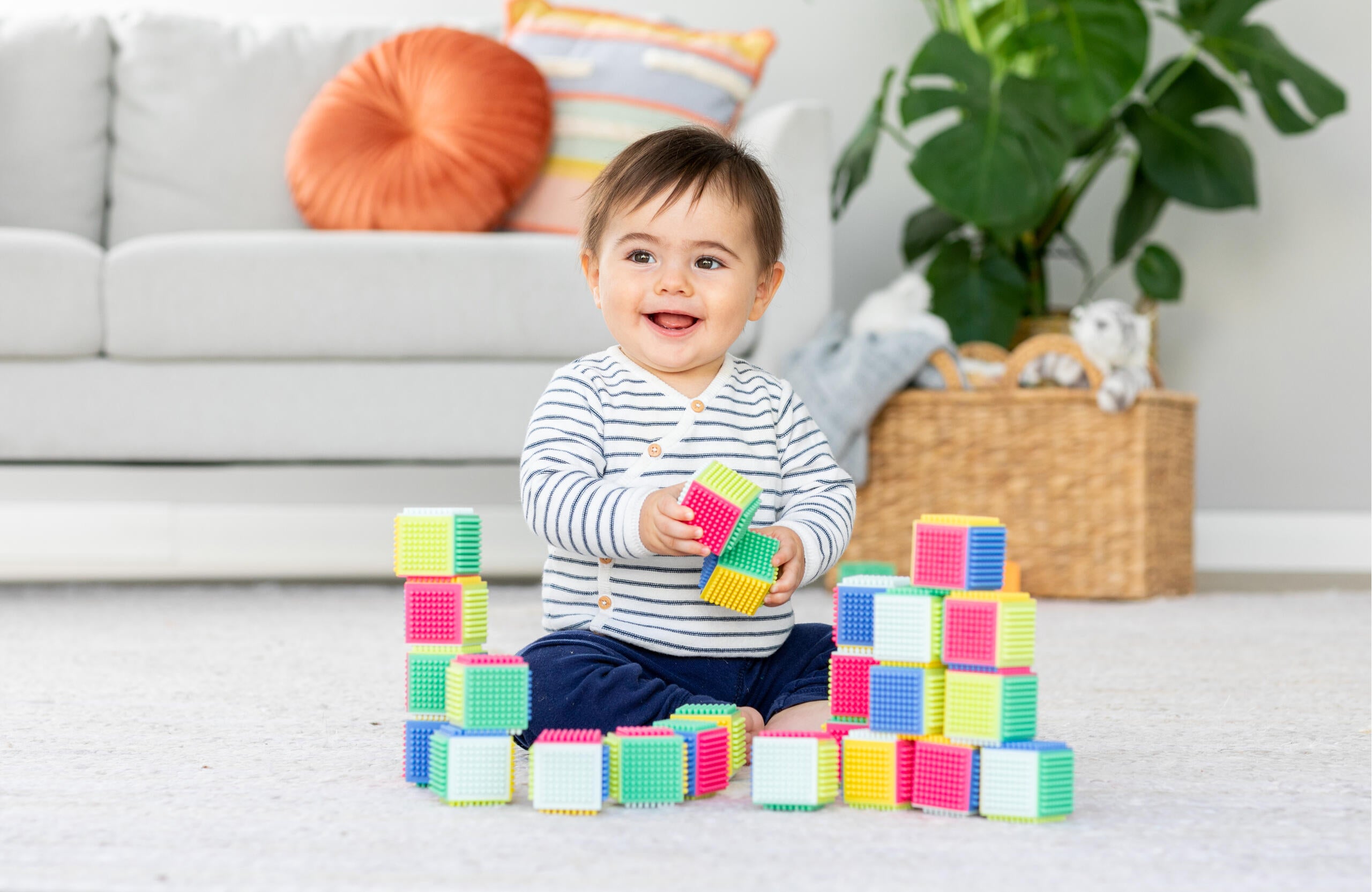 Byggeklosser Sett Sammen 24stk Infantino