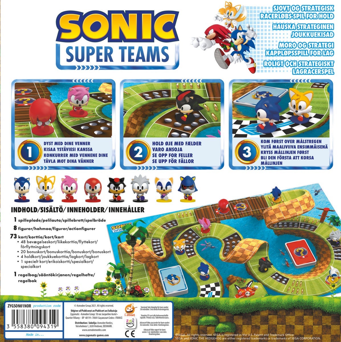 Spill Sonic Super Teams Nordic