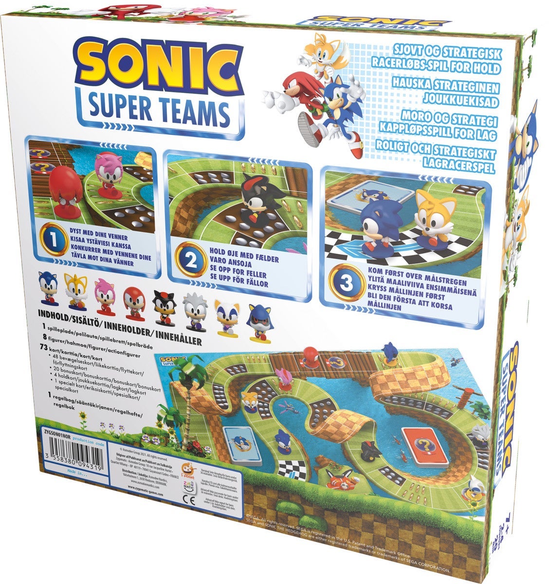 Spill Sonic Super Teams Nordic