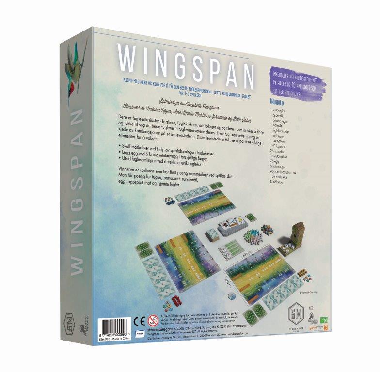 Spill Wingspan 2Nd Edition No