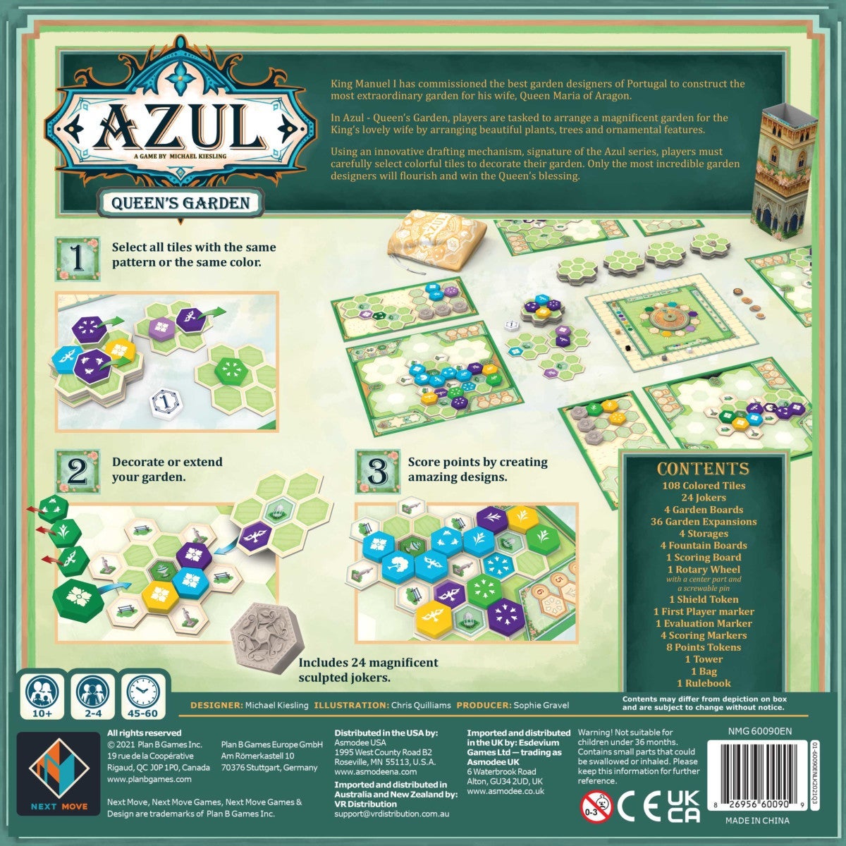 Spill Azul Queens Garden Nordic