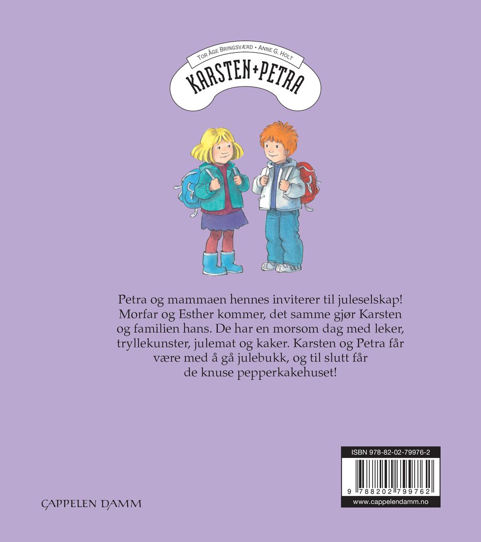 Karsten og Petra har juleselskap