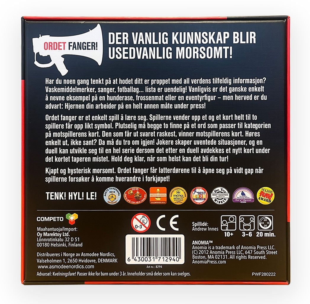 Spill Ordet Fanger NO