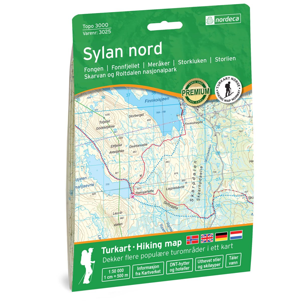 Sylan Nord 1:50 000 - Veikart
