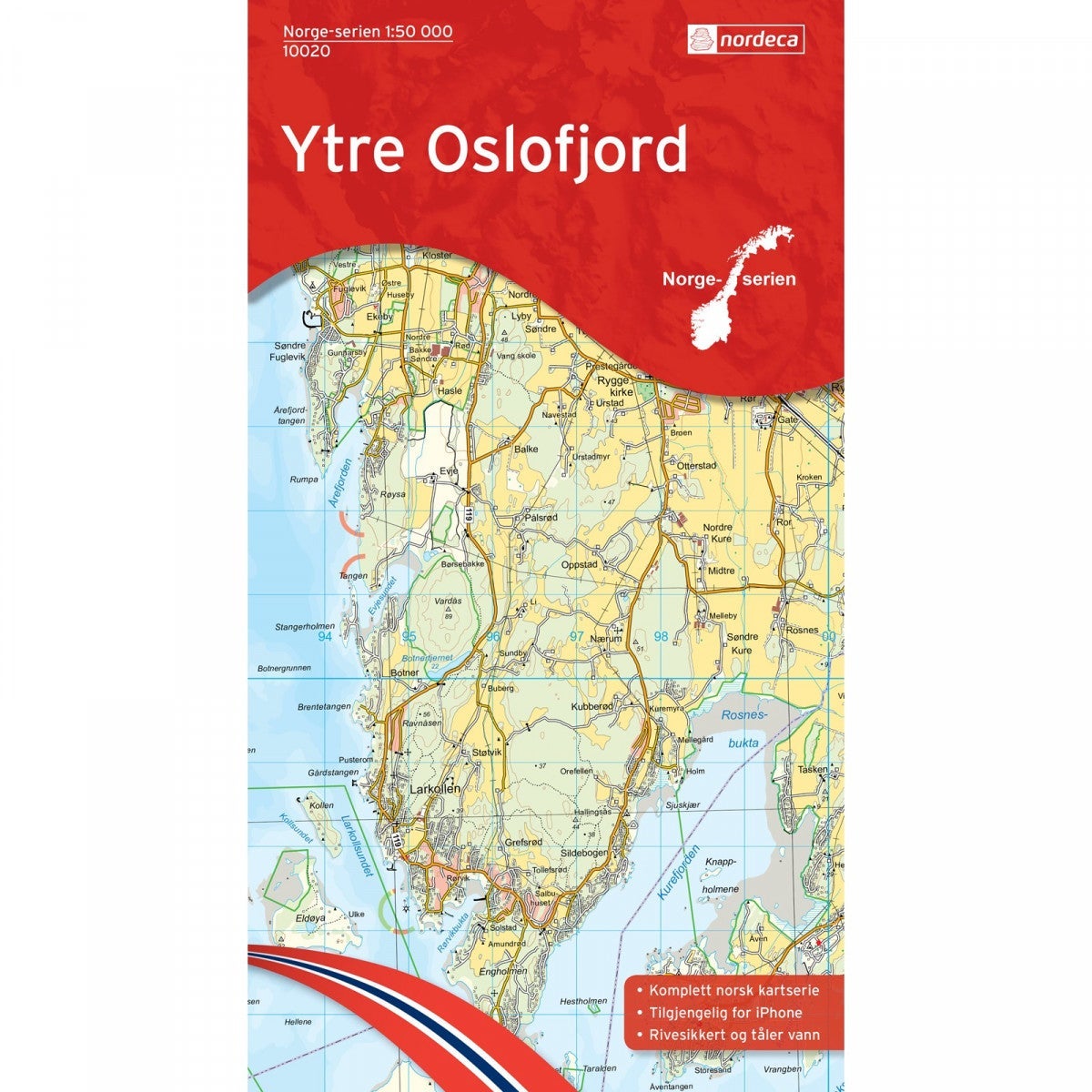 Ytre Oslofjord - Veikart