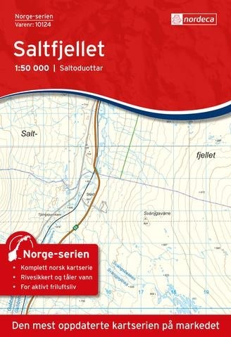 Saltfjellet - Veikart