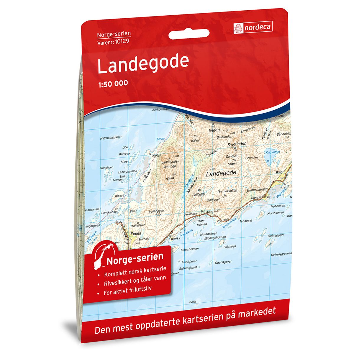 Landegode - Veikart