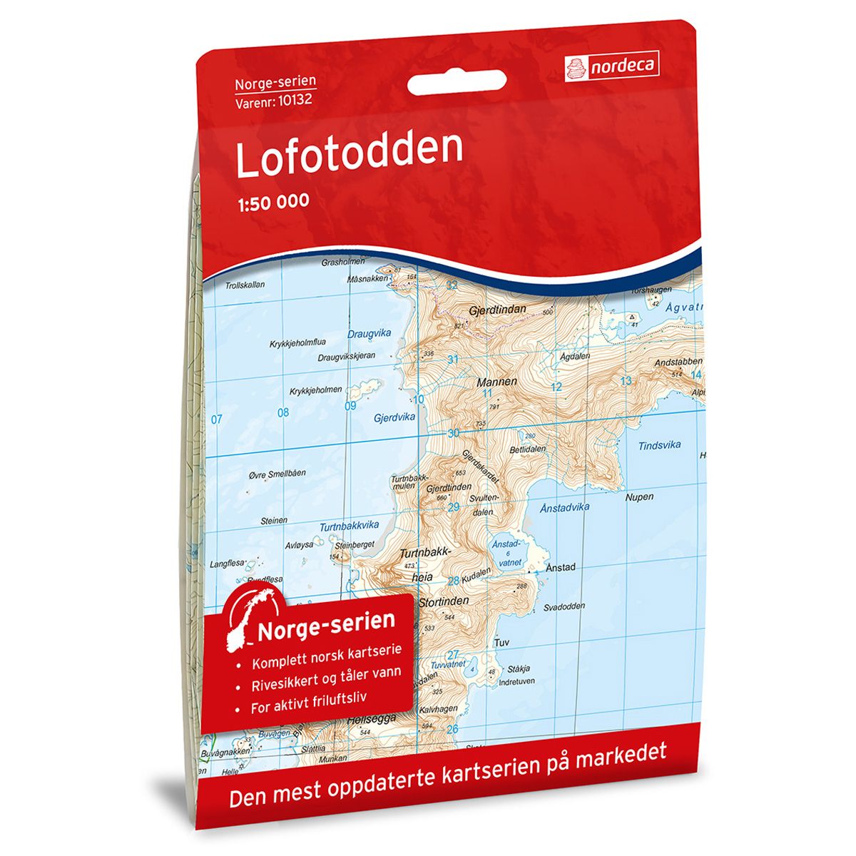 Lofotodden - Veikart