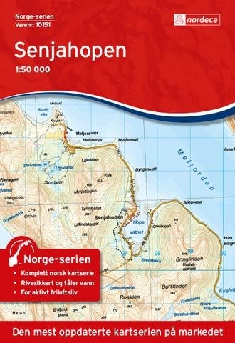 Senjahopen - Veikart