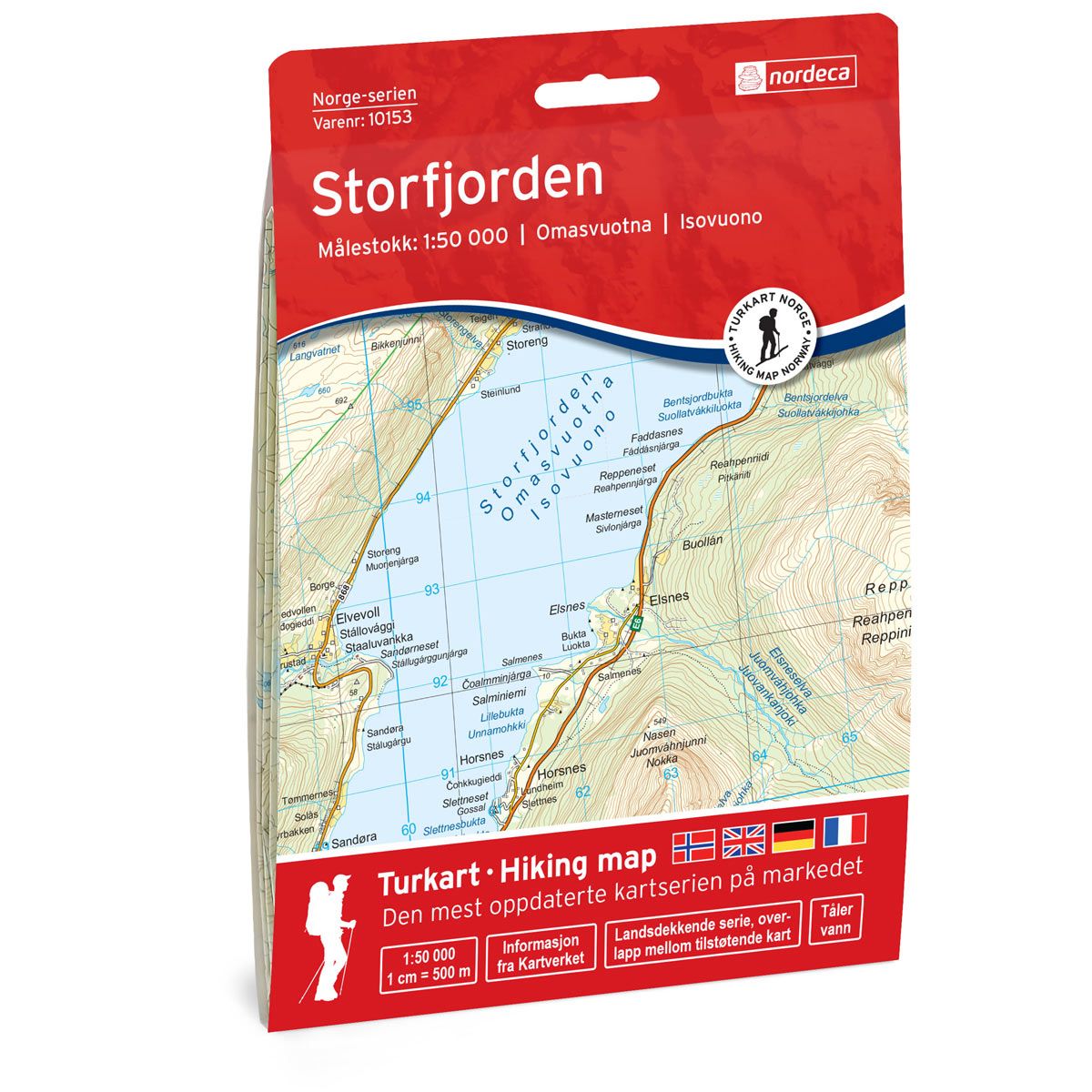 Storfjorden - Veikart