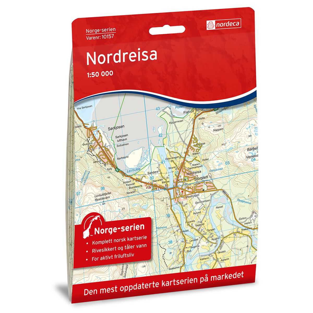 Nordreisa - Veikart