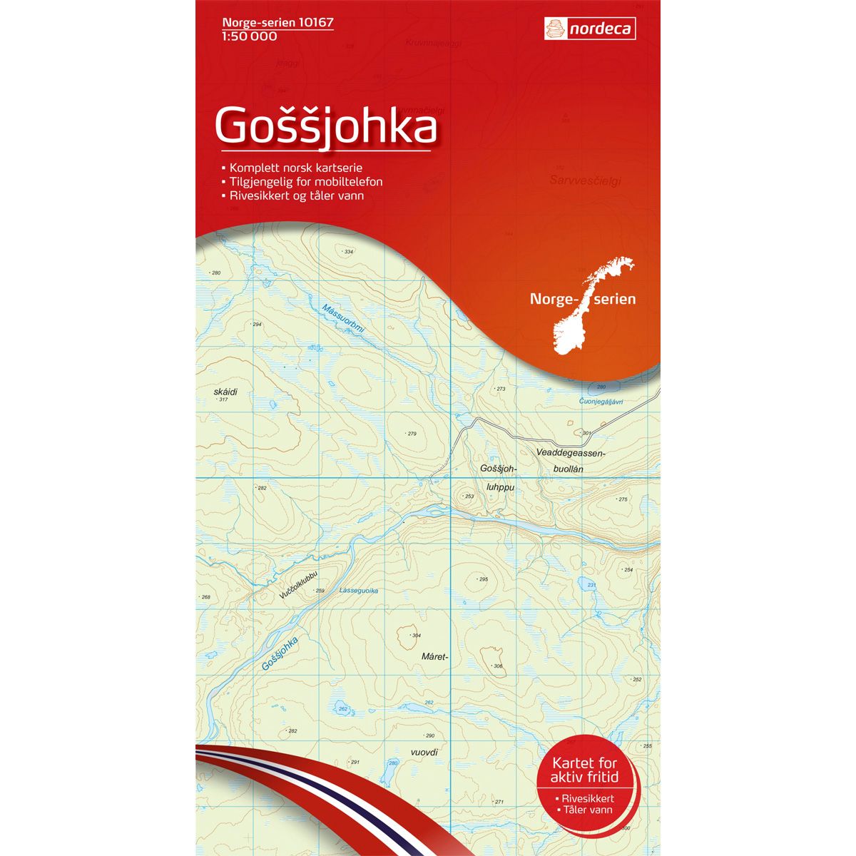 Gossjohka - Veikart