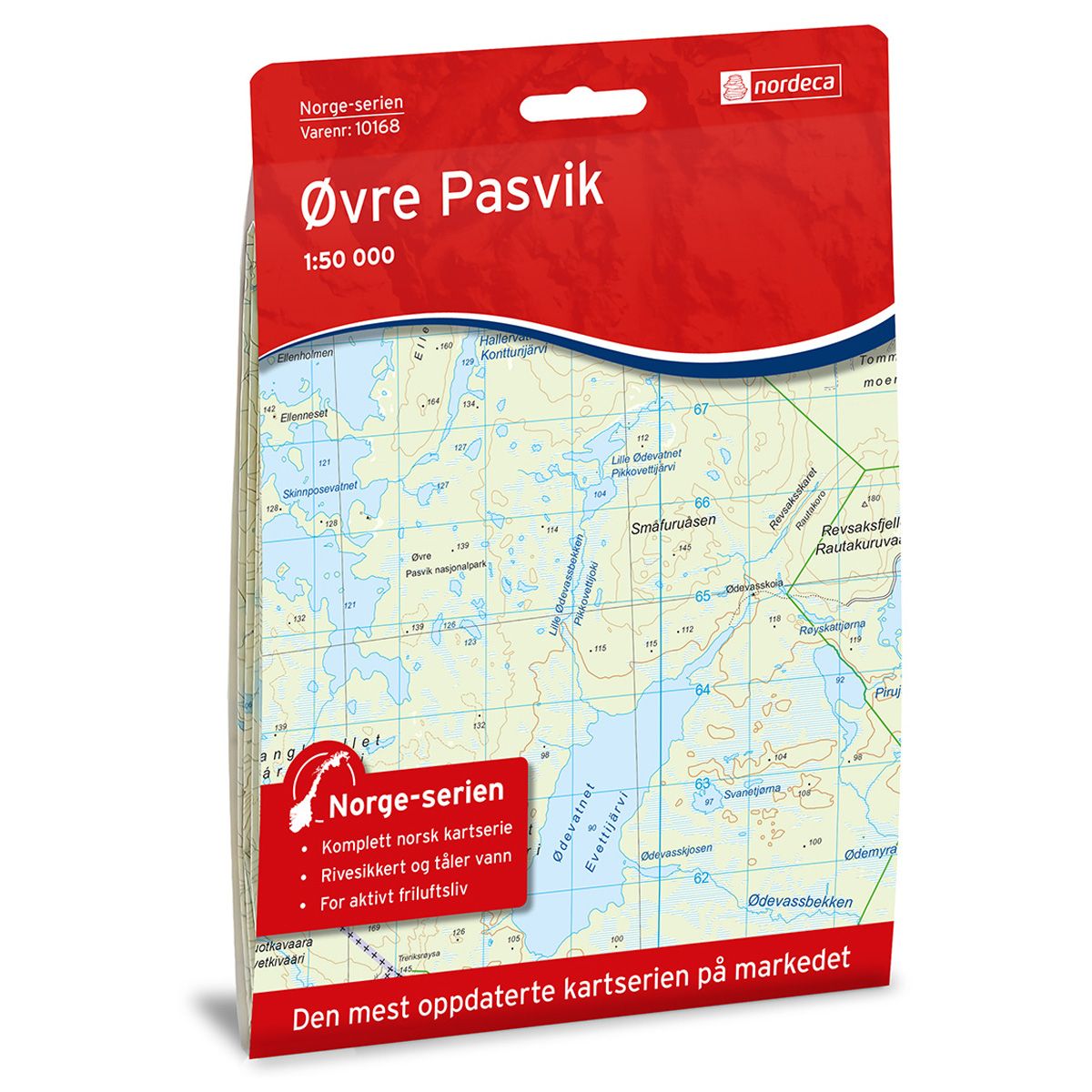 Øvre Pasvik - Veikart