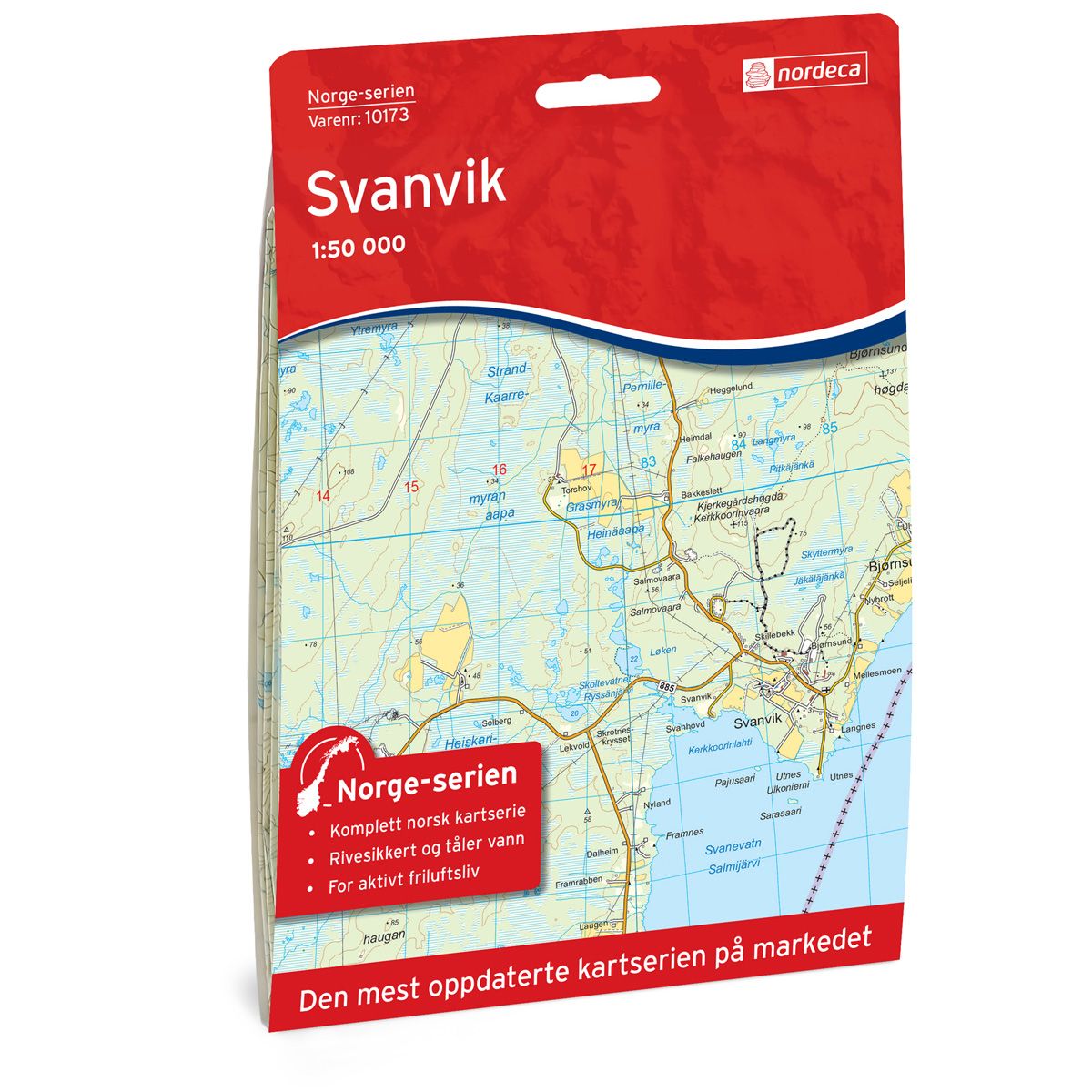 Svanvik - Veikart
