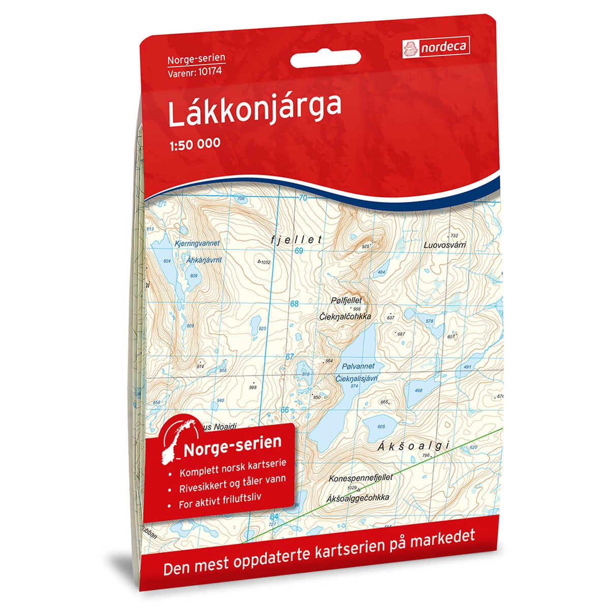 Lakkonjarga - Veikart