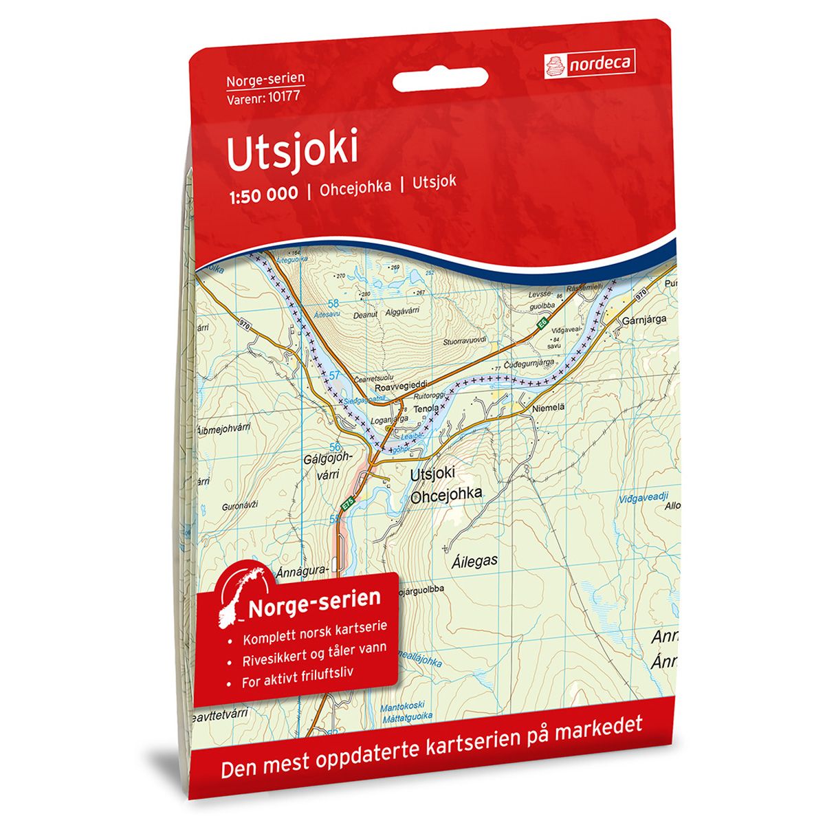 Utsjoki - Veikart