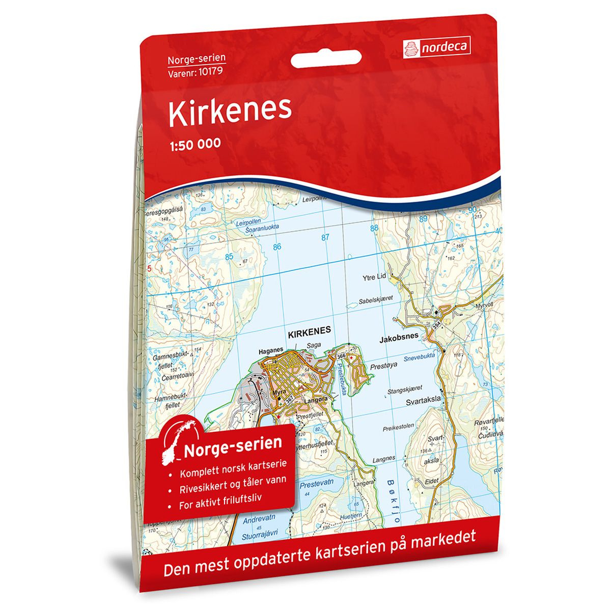 Kirkenes - Veikart