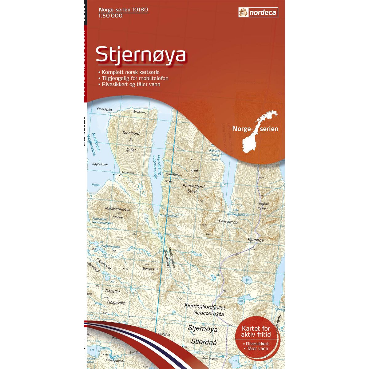 Stjernøya - Veikart