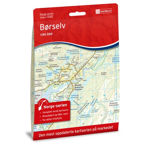 Børselv - Veikart