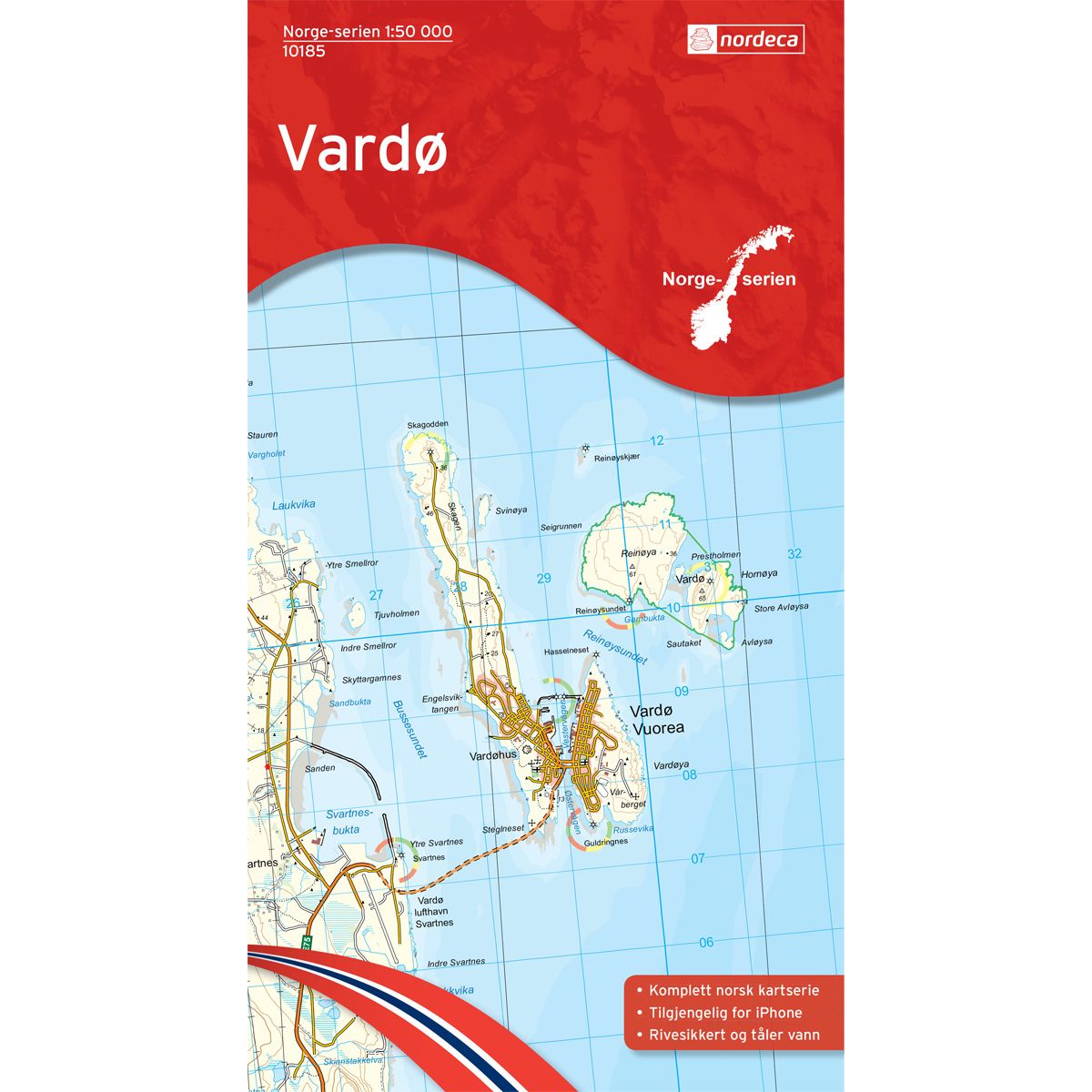 Vardø - Veikart