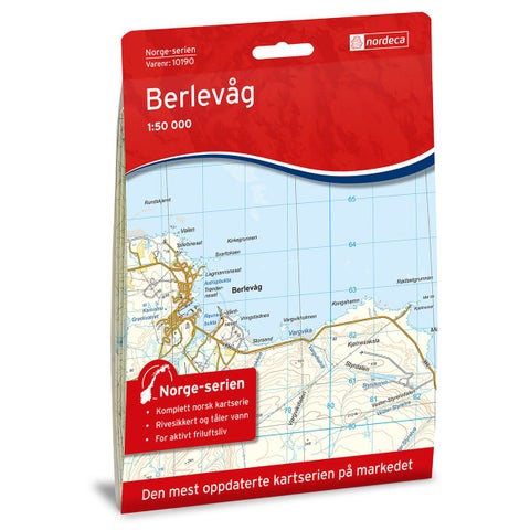 Berlevåg - Veikart