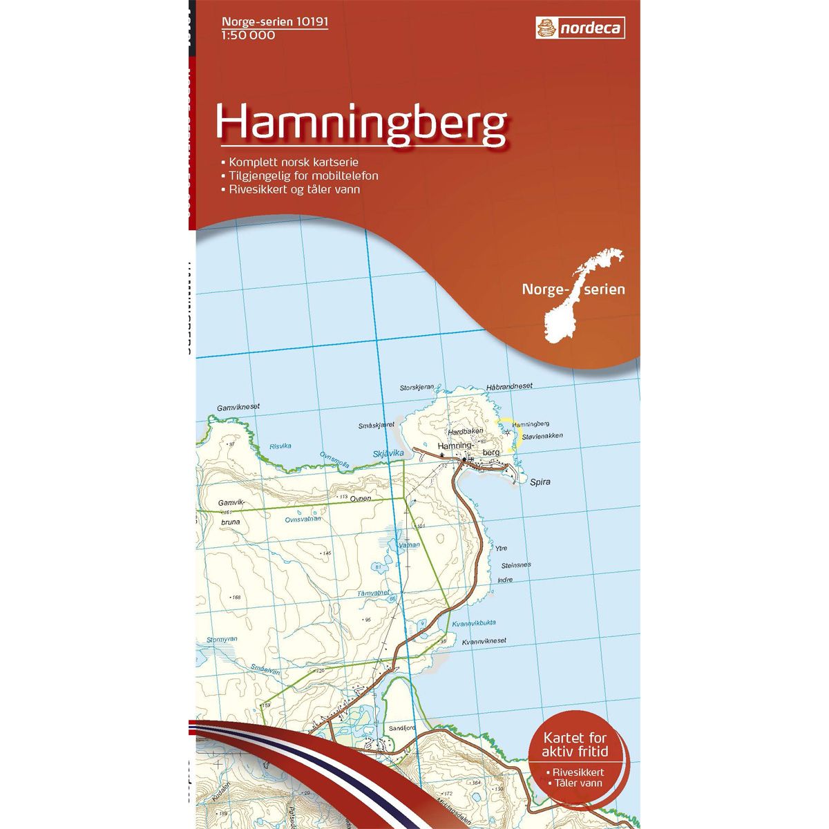 Hamningberg - Veikart