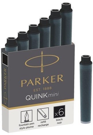 Blekkpatron Parker Mini Sort