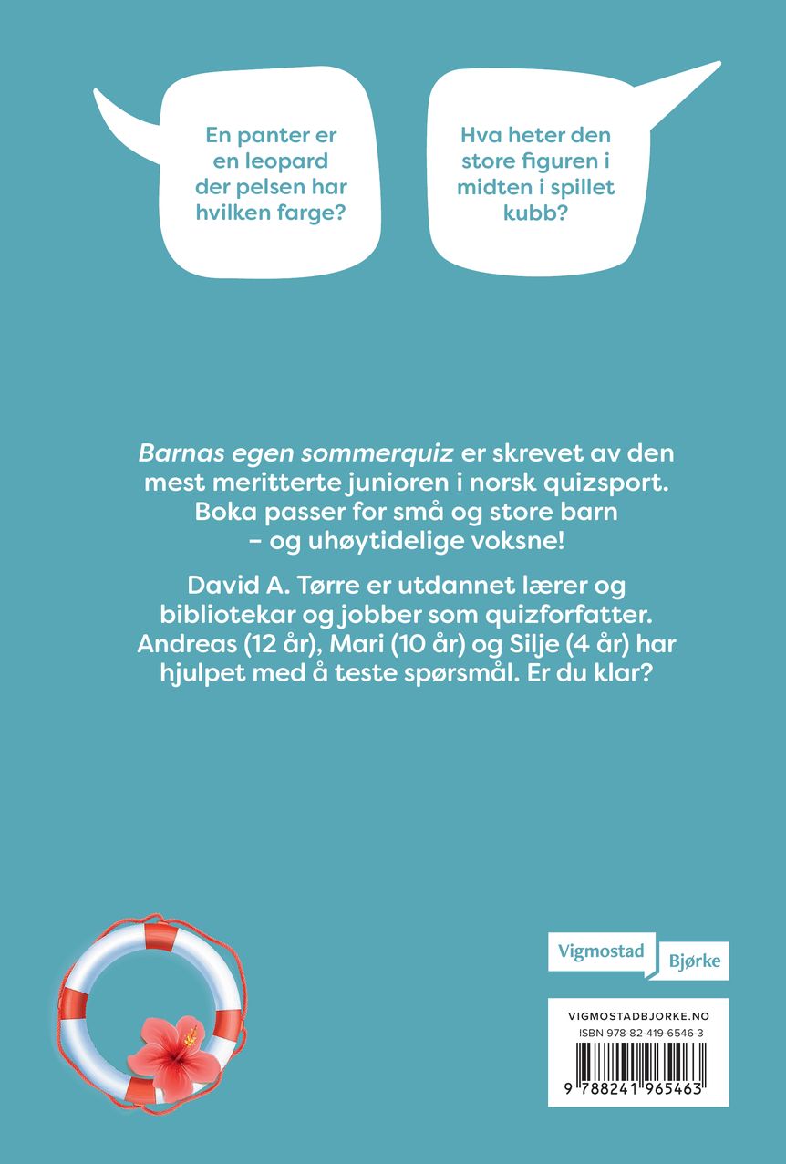 Barnas egen sommerquiz 2025