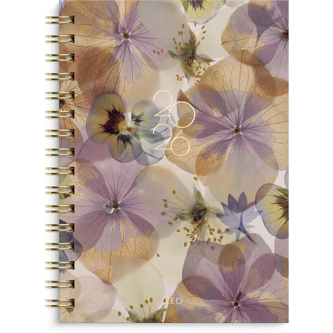 Kalender Grieg Leo A5 spiral 2026 Fiol