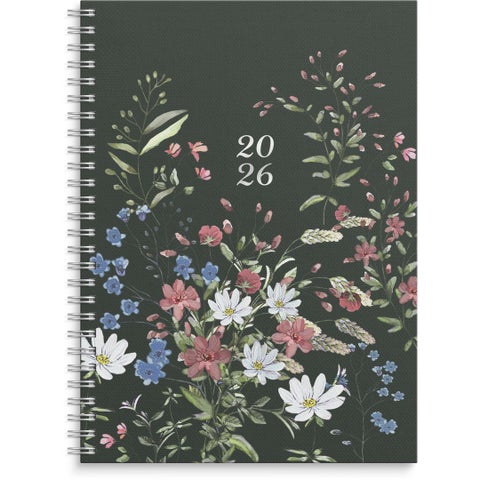 Ukekalender Grieg Multi A5 2026 blomster