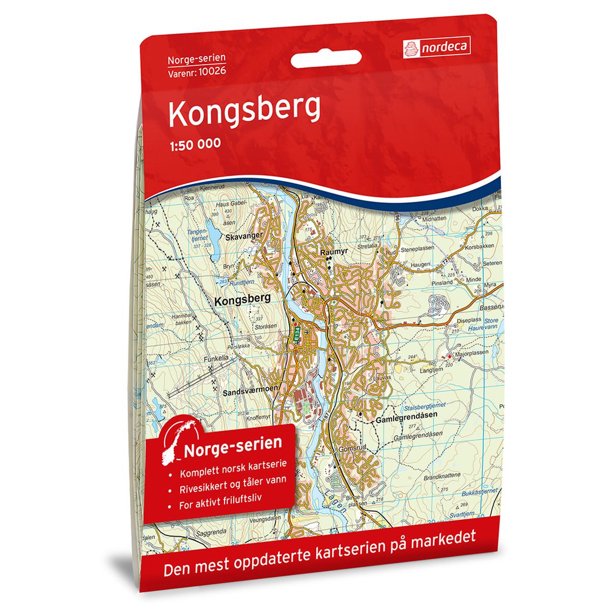 Kongsberg - Veikart