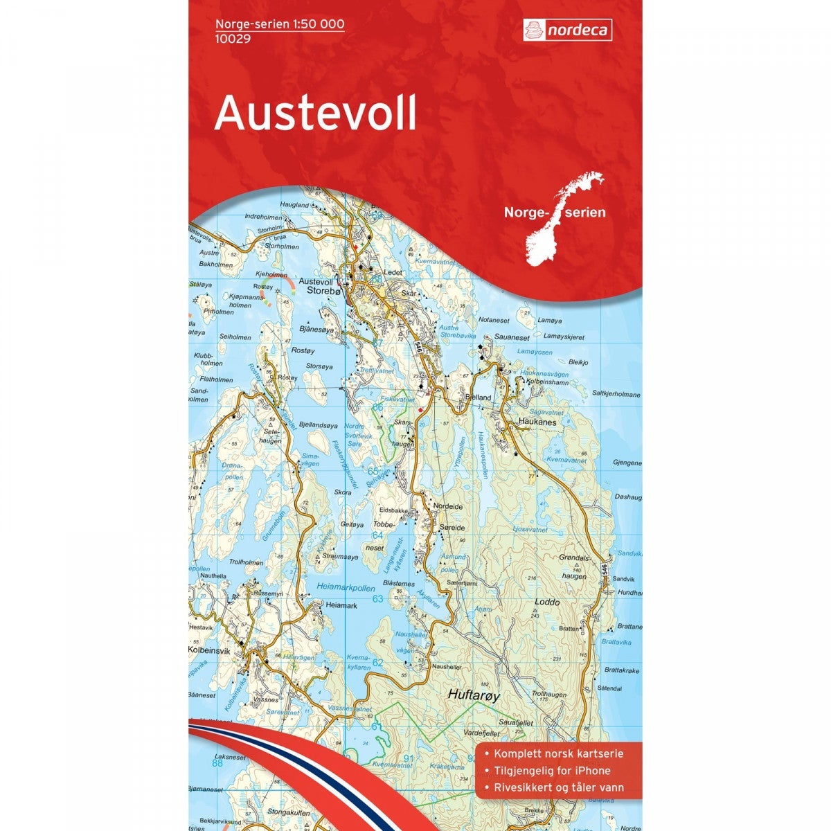 Austevoll - Veikart