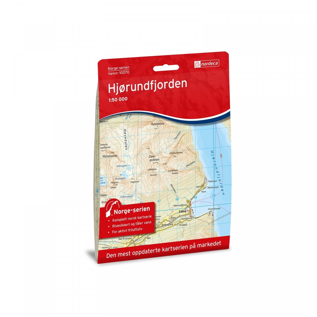 Hjørundfjorden - Veikart
