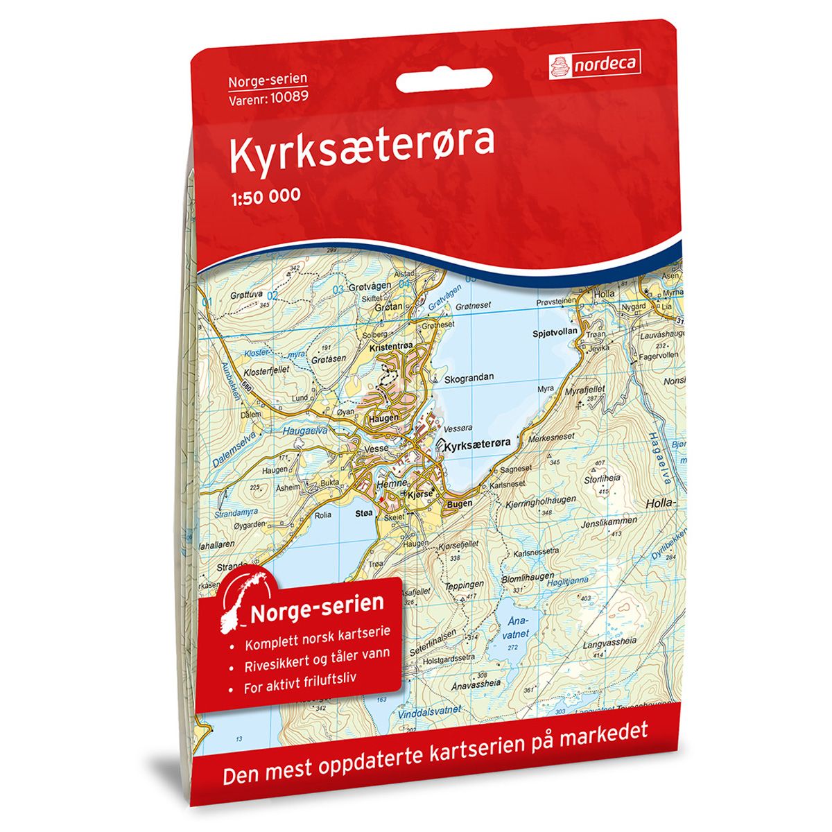 Kyrksæterøra - Veikart