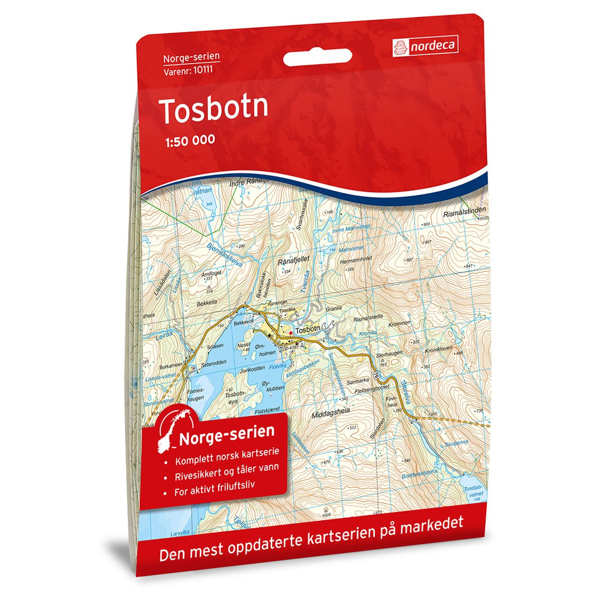 Tosbotn - Veikart