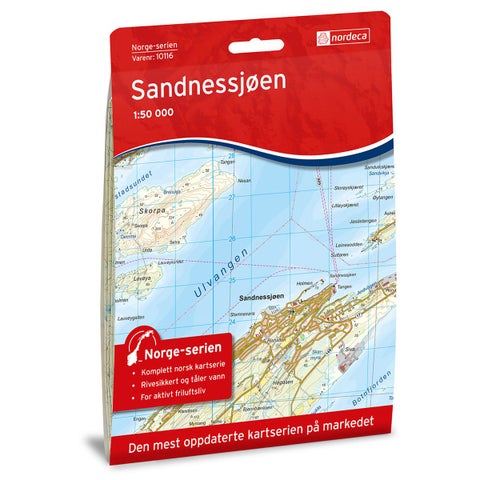 Sandnessjøen - Veikart