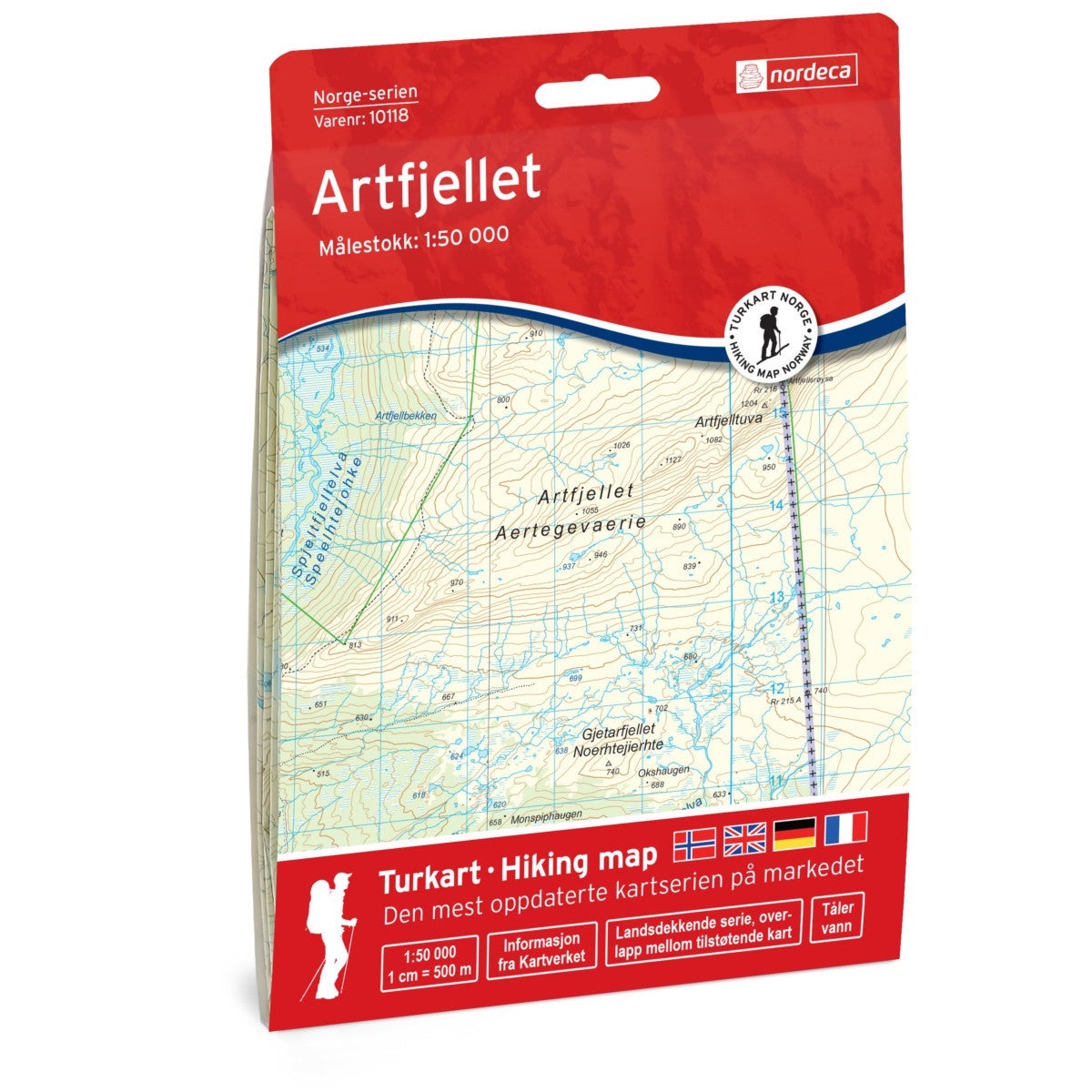 Artfjellet - Veikart