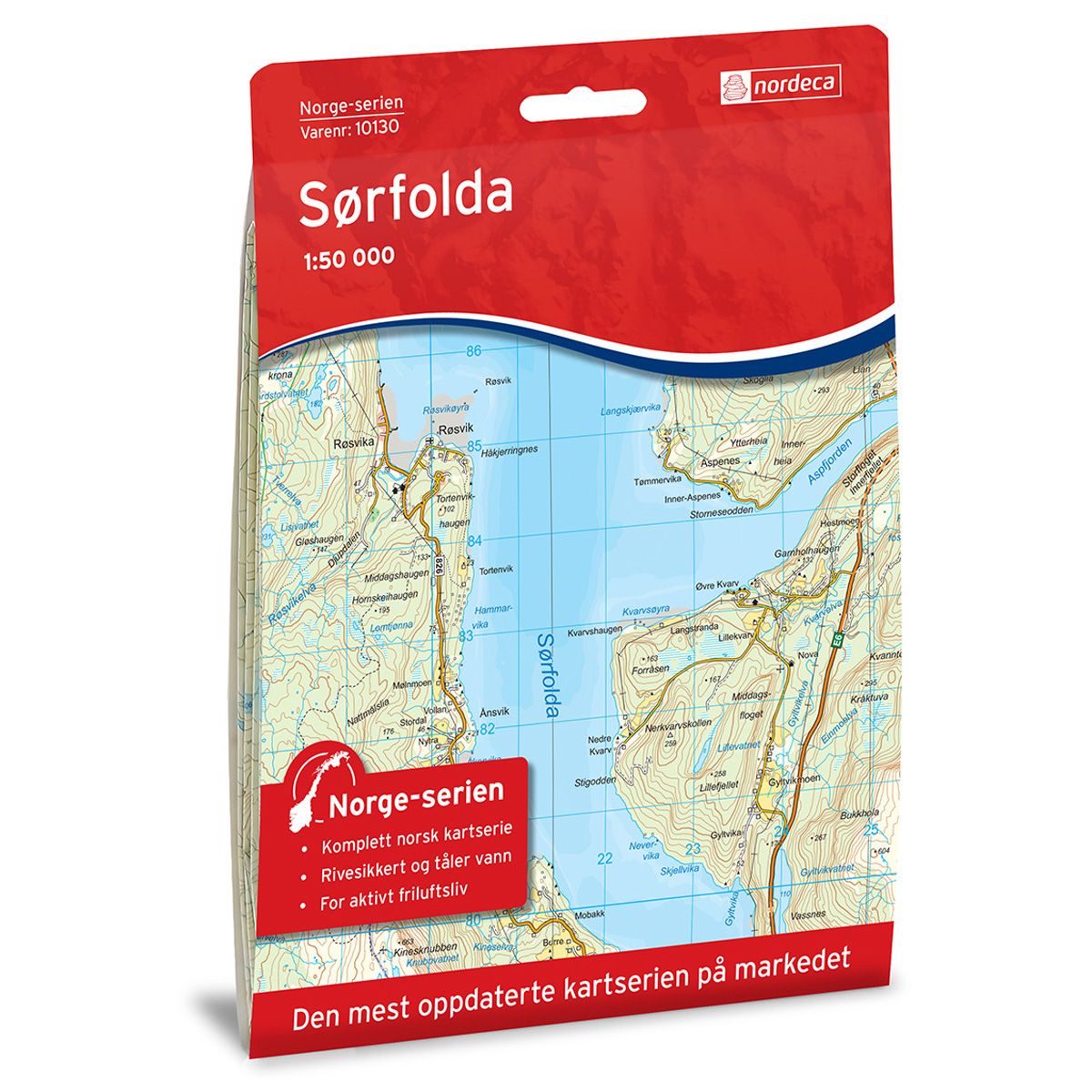 Sørfolda - Veikart