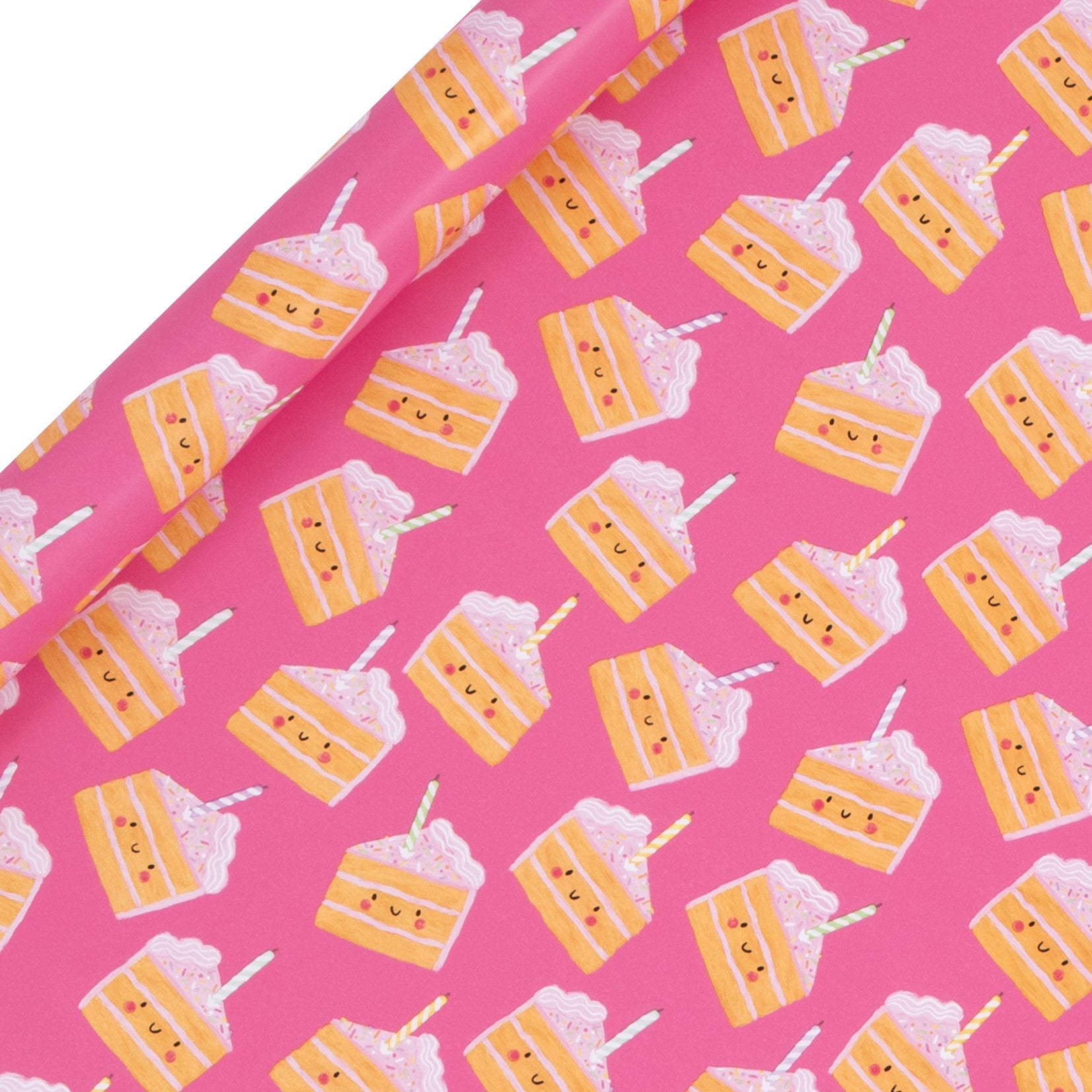 Gavepapir 4m Cakey Pink