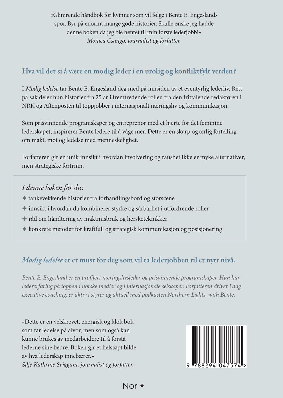Modig ledelse