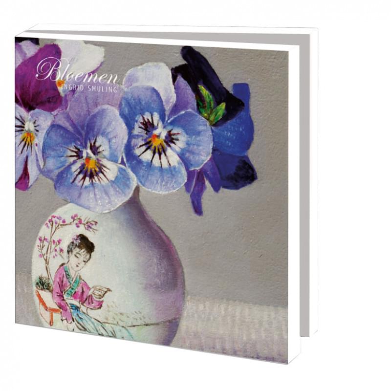 Kortmappe 145x145 Ingrid Smuling Bloemen