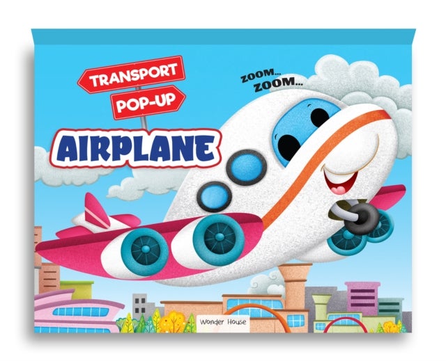 Pop-up Transport - Airplane - Gorgeously Illustrated Pop-up Book For Children