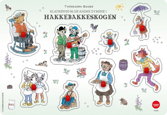 Knottepusle Hakkebakkeskogen 8 Biter