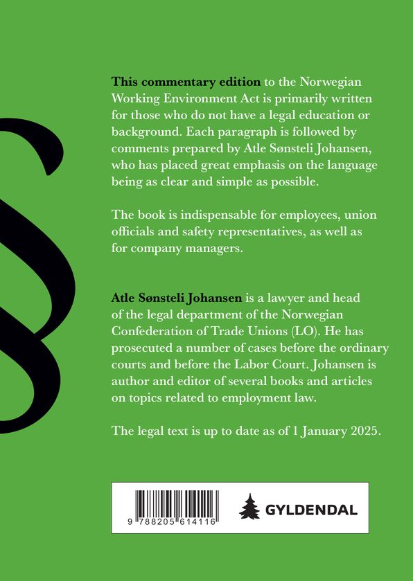 Act relating to working environment, working hours and employment protection, etc. (Working Environm