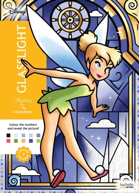 Mystery Colouring - Glasslight - Reveal iconic Disney characters with colour by number