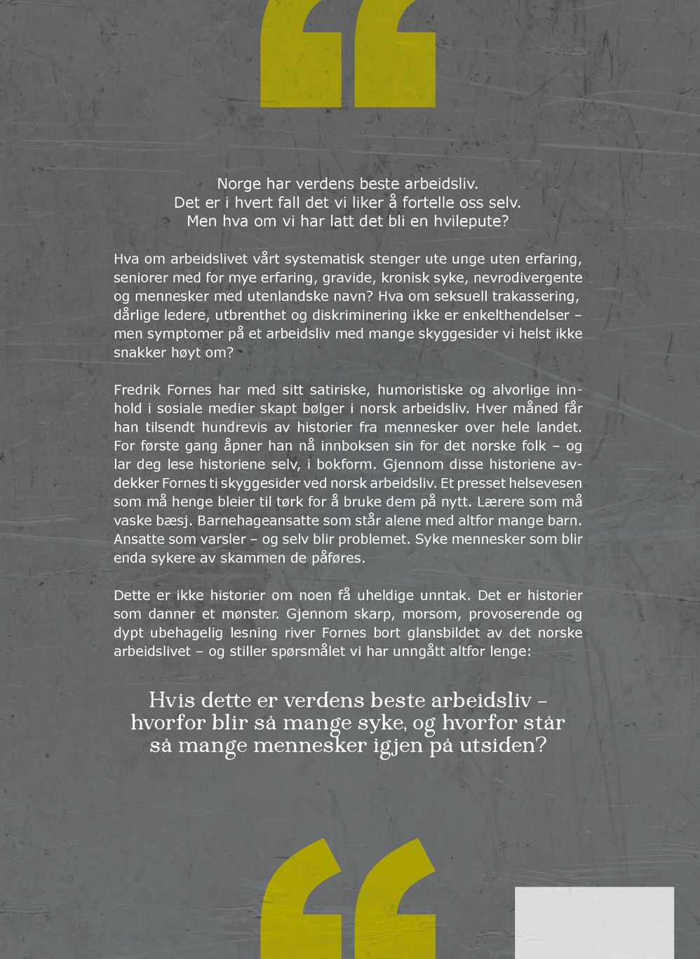 Arbeidslivets bullshit