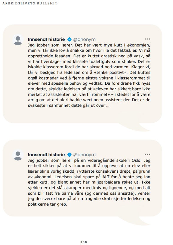 Arbeidslivets bullshit