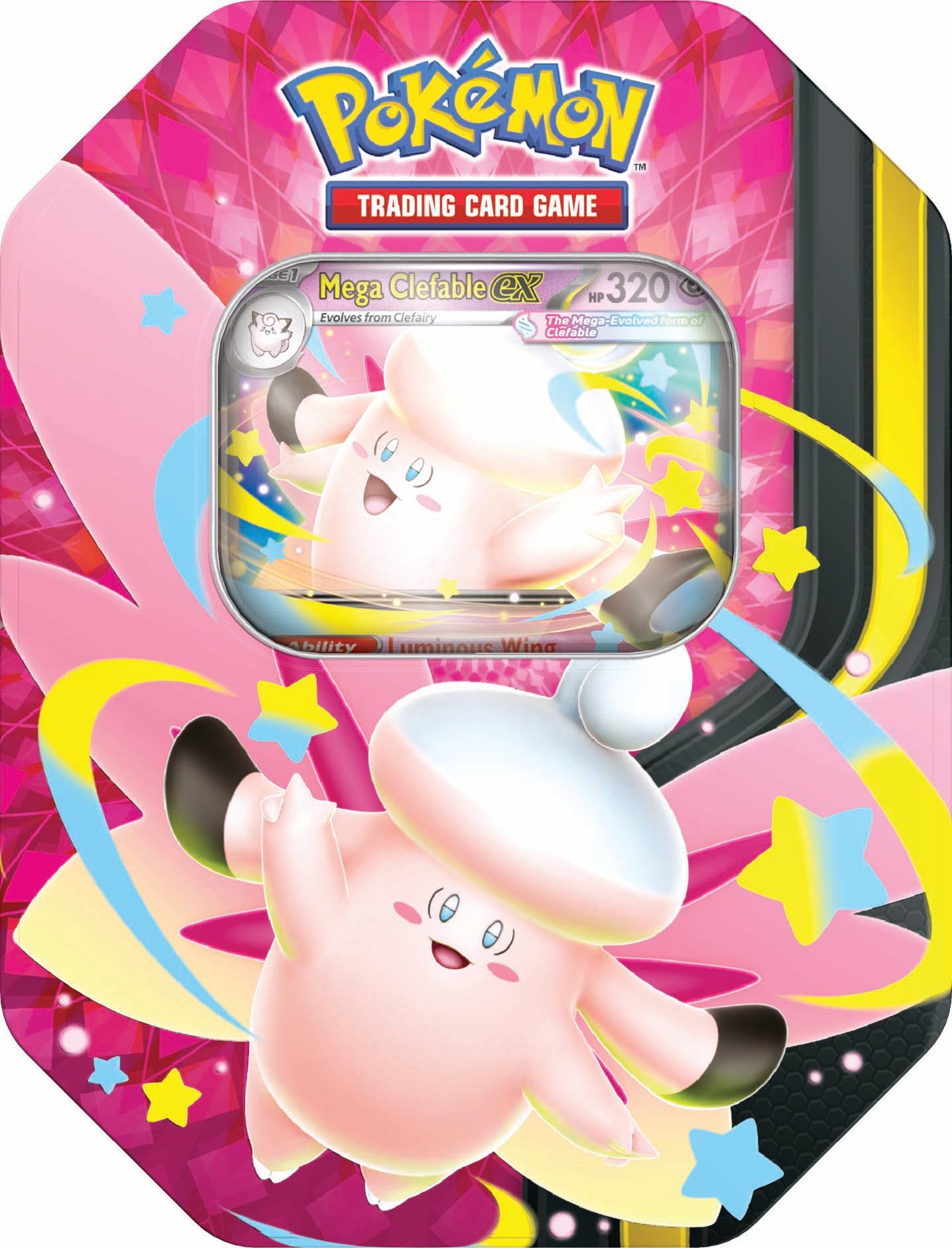 Pokemon Tin Summer Ex Mega Gengar Mega Clefable