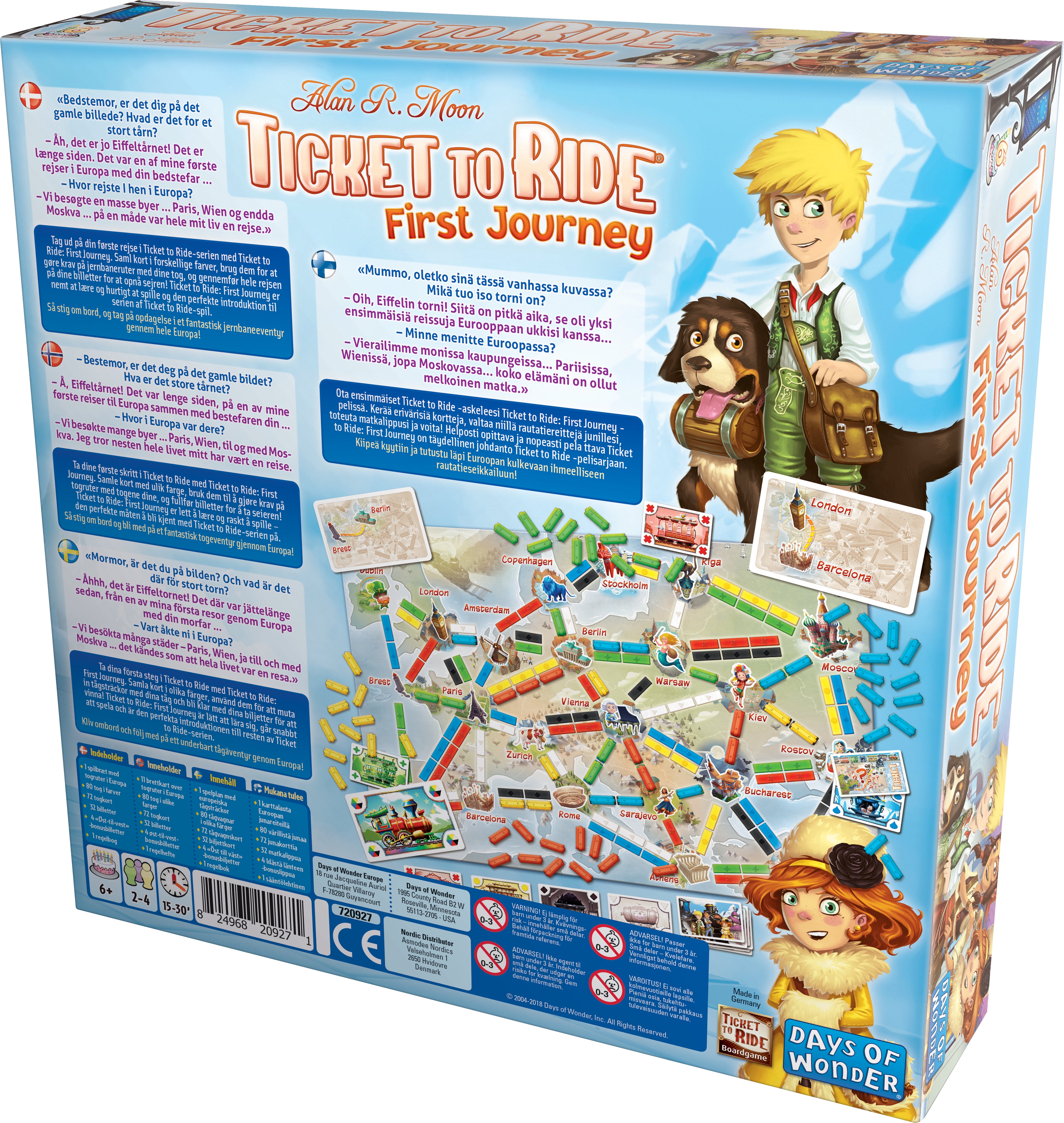 Spill Ticket to Ride First Journey