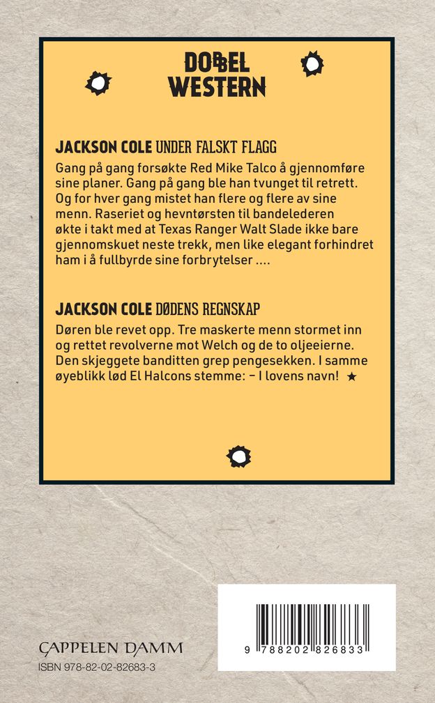 Under falskt flagg ; Dødens regnskap